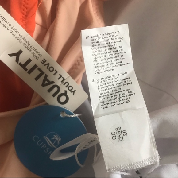 NWT Cupshe Colourblock One Piece Swimsuit - Picture 5 of 6